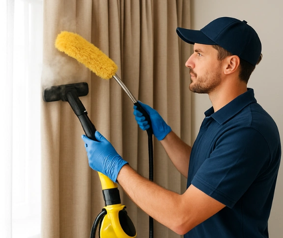 Trusted residential curtain cleaning technician Matty Curtain Cleaning roxburgh-park-vic QLD