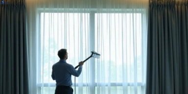 Commercial curtain steam cleaning service roxburgh-park-vic hotels offices